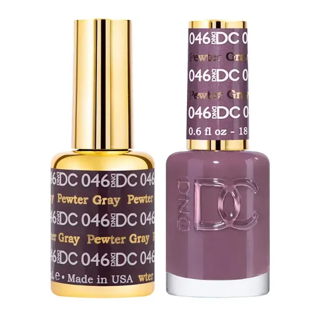 Picture of DND DC DUO GEL - #046 PEWTER GRAY