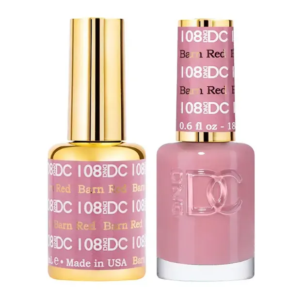 Picture of DND DC DUO GEL - #108 BARN RED