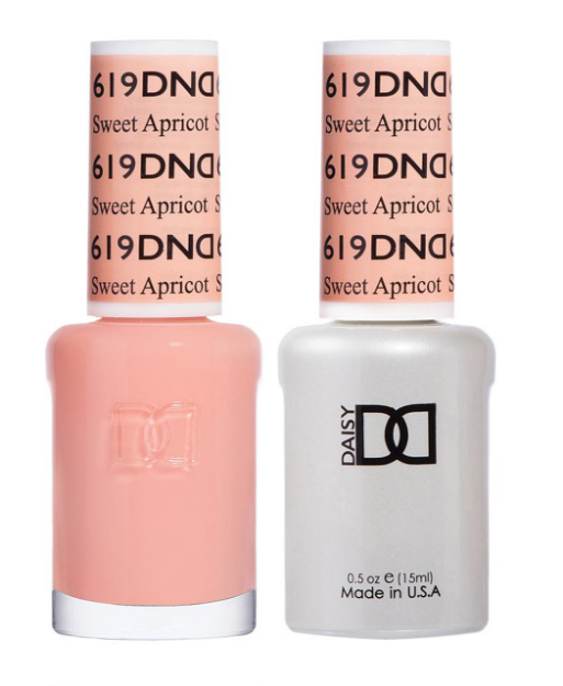 Picture of DND DUO GEL - #619 SWEET APRICOT - DIVA COLLECTION